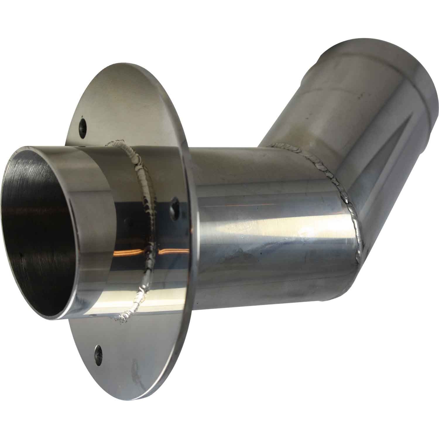 Seaflow Stainless Steel 45 Degree Exhaust Outlet (51mm ID Hose) 1 Seaflow Stainless Steel 45 Degree Exhaust Outlet