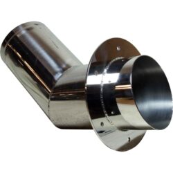 Seaflow Stainless Steel 45 Degree Exhaust Outlet