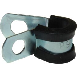 AG Zinc Rubber Lined P Clips