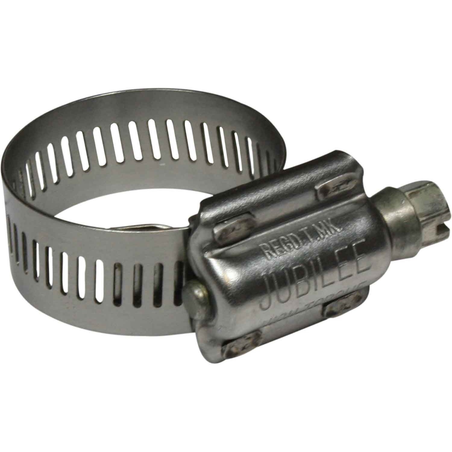 Jubilee High Torque Stainless Steel 304 Hose Clip (20mm - 35mm Hose) 1 Jubilee High Torque Stainless Steel 304 Hose Clip