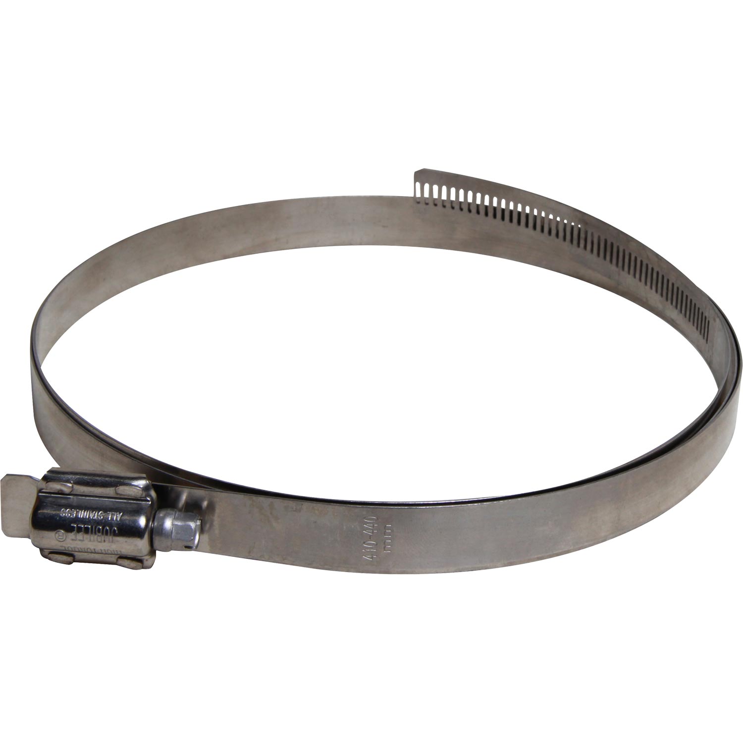 Jubilee High Torque Stainless Steel 316 Hose Clamp (390mm - 420mm) 1 Jubilee High Torque Stainless Steel 316 Hose Clamp
