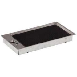 Ceramic Griddle Plate with Stainless Steel Surround