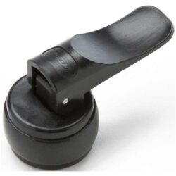 Can Drain Socket Expanding Plug 35mm Black