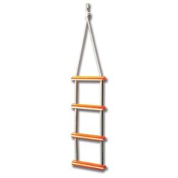 Trem 4 Step Rope Boarding Ladder 106cm