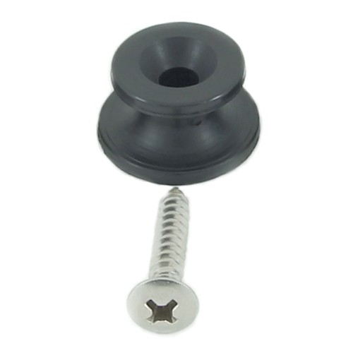 AG Plastic Button Kit Black with Stainless Steel Screws x 4 Sets/Kit 1 AG Plastic Button Kit Black with Stainless Steel Screws