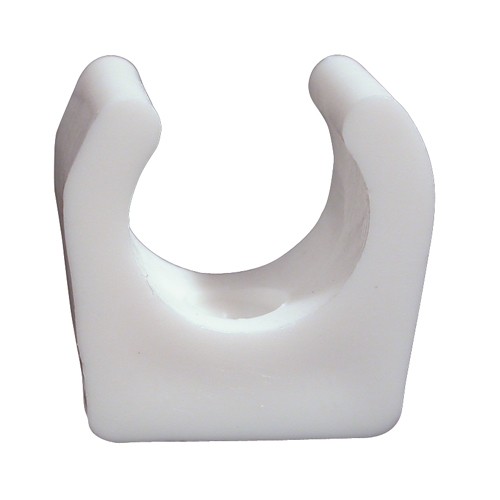 AG White Maclow Flexible Clip 1/2" (Each) 1 AG White Maclow Flexible Clip 1/2"