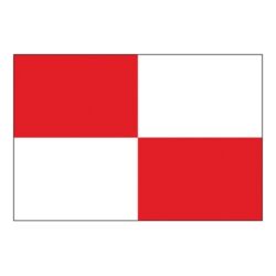 Flag International Code Signal U (30 x 45cm)