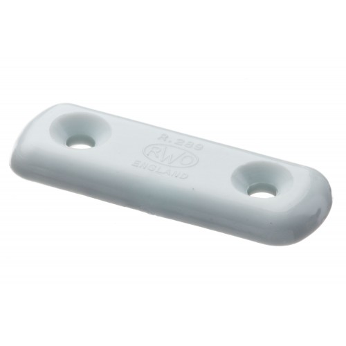RWO Webbing Plate 50mm White (x2) 1 RWO Webbing Plate 50mm White (x2)