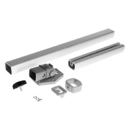 Silver Adjustable Telescopic Table Legs