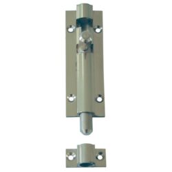 AG Barrel Bolt Straight 3" Chromed Brass