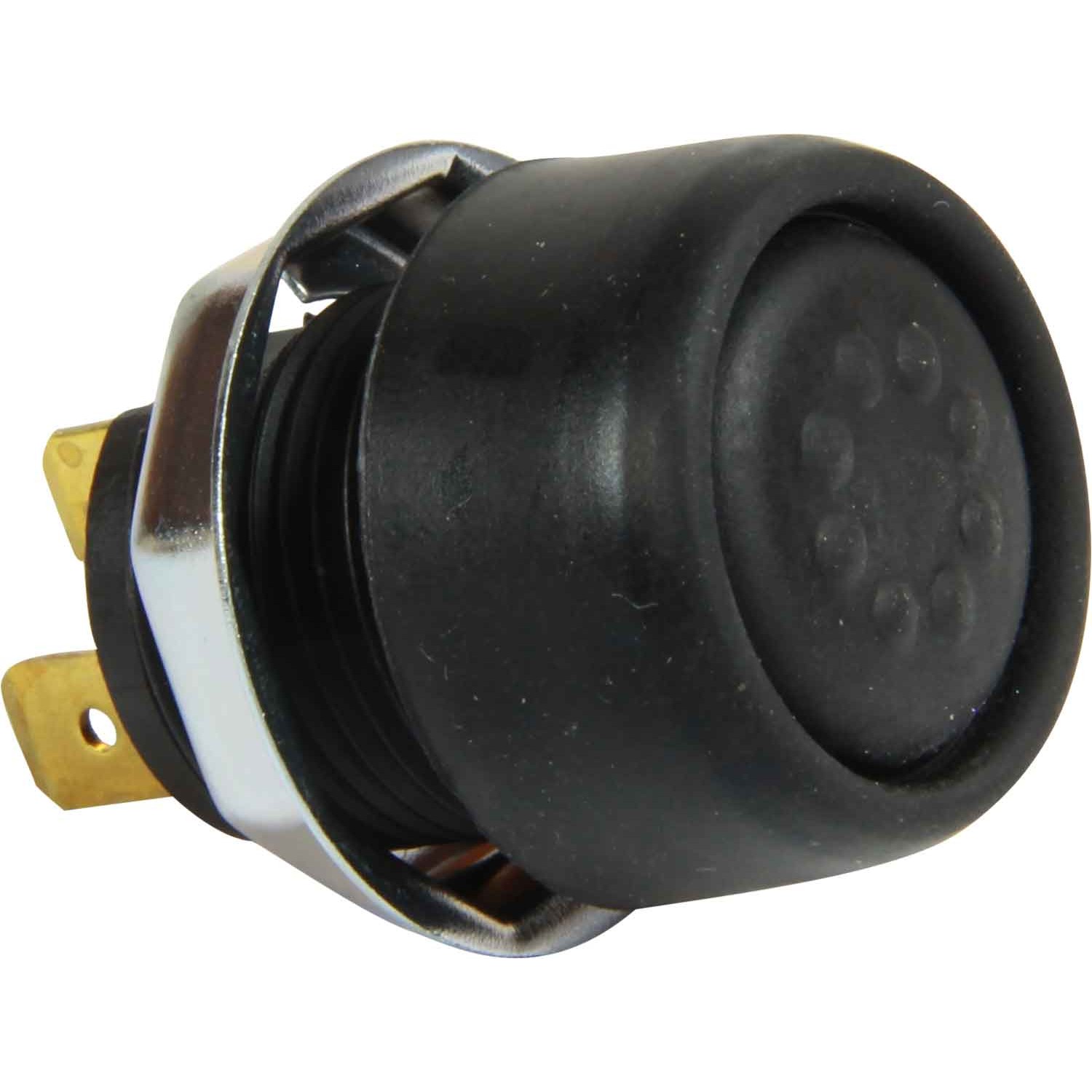 Splash Proof Push Switch (Push On / Sprung Off / 22mm Cut Out) 1 Splash Proof Push Switch
