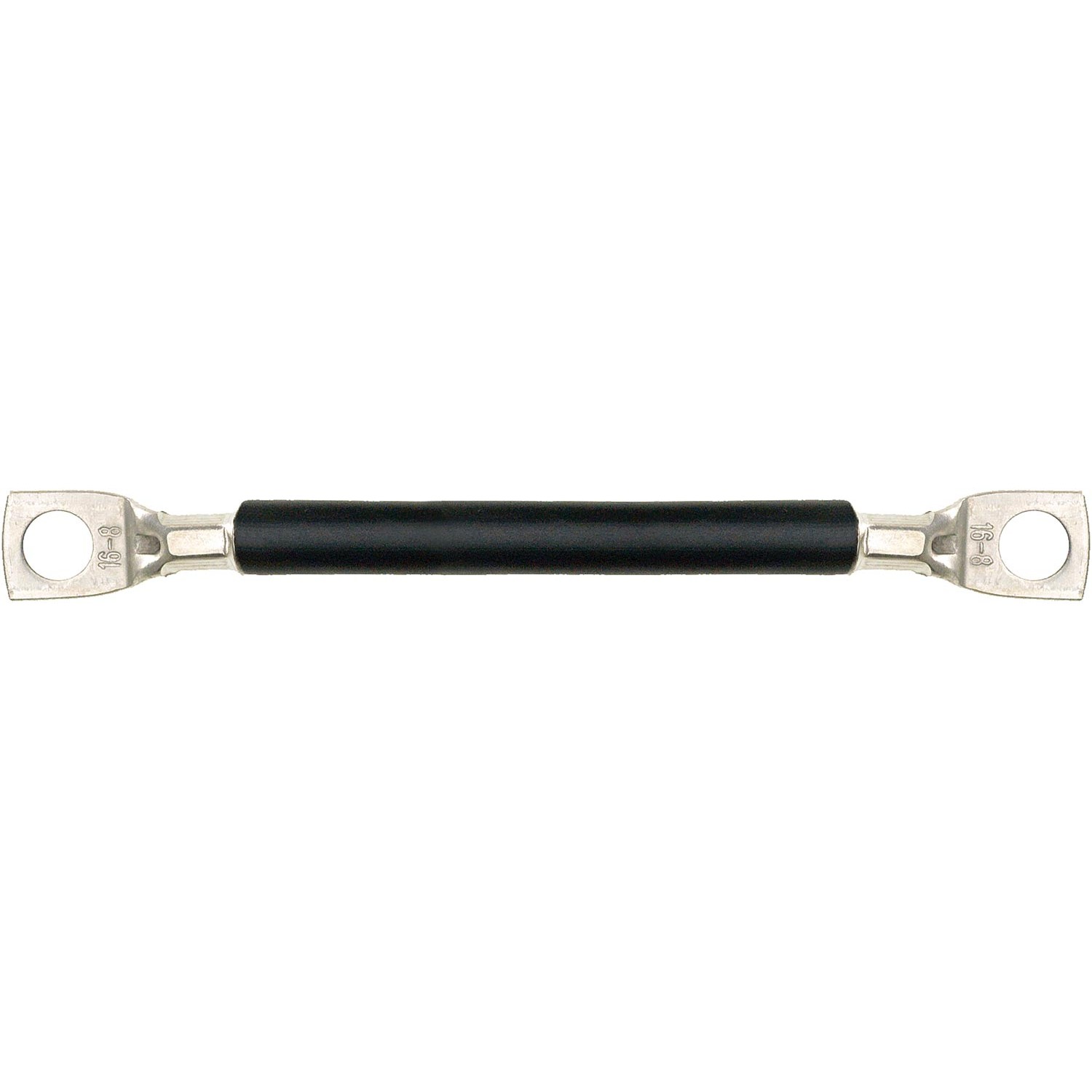 AMC Battery Connector Lead with 8mm Ring Terminals (450mm Long, Black) 1 AMC Battery Connector Lead