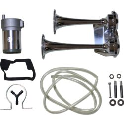 Electric Air Horn with Twin Trumpets