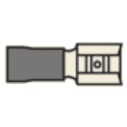 AMC Heat Shrink Terminal Female Spade 6.3mm Blue