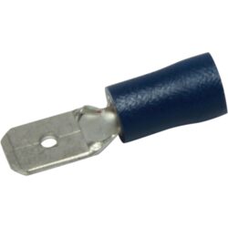 AMC Terminal Male Spade 6.3mm Blue (50)