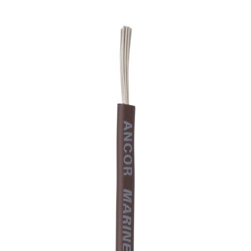 Ancor Tin Cable 1 Core 30m/100 Brown 14 AWG 1 Ancor Tin Cable 1 Core 30m/100 Brown 14 AWG