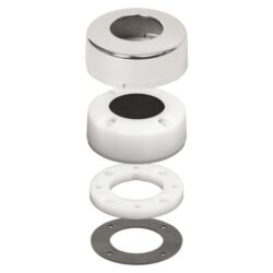 Blue Sea CableClam 1.385" Stainless Steel Cover Pre-Drilled