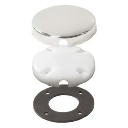 Blue Sea CableClam Side Mount Stainless Steel Cover Pre-Drilled