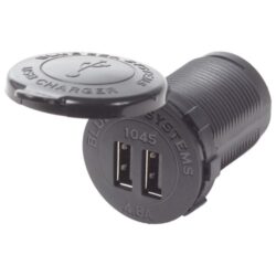 Blue Sea 12/24V 2 USB Charger Socket Mount