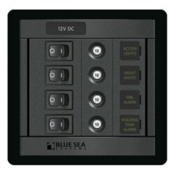 Blue Sea 360 DC Circuit Breaker Panel 4 Position