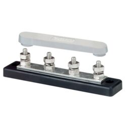 Blue Sea Common Busbar 4x 1/4" Stud with Cover