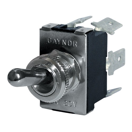 Blue Sea WeatherDeck Toggle Switch Double Pole On-Off-On 1 Blue Sea WeatherDeck Toggle Switch Double Pole On-Off-On