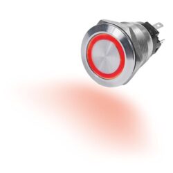 Blue Sea LED Push Button Switch