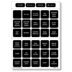 Blue Sea Square Label Kit (120)