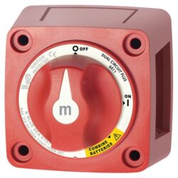 Blue Sea M Series Dual Plus Battery Switch (300A / Red)