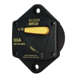 Blue Sea 187 Panel Mount Circuit Breaker 50A