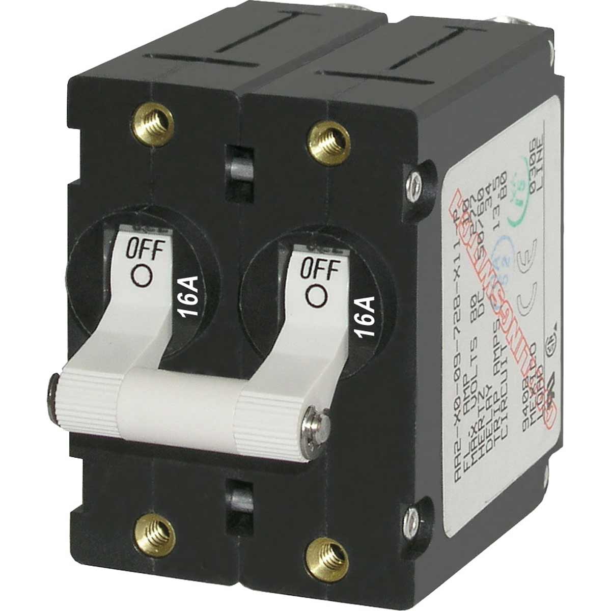 Blue Sea Circuit Breaker Double Pole 16 Amp 1 Blue Sea Circuit Breaker Double Pole 16 Amp