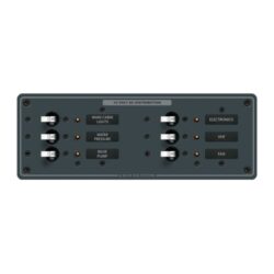 Blue Sea Panel DC 6 Position Horizontal