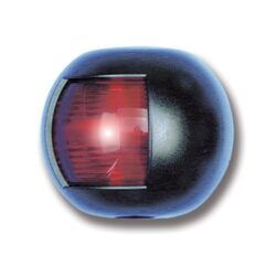Trem Round Nav Light Port Black 12V
