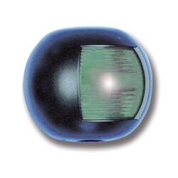 Trem Round Nav Light Starboard Black 12V