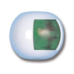 Trem Round Nav Light Starboard White 12V