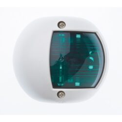 Trem Round Nav Light Starboard White 12V