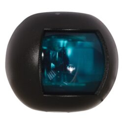 Trem Round LED Nav Light Starboard Black 12V (20m)