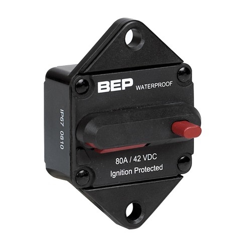 BEP Panel Mount Thermal Circuit Breaker 80A 1 BEP Panel Mount Thermal Circuit Breaker 80A