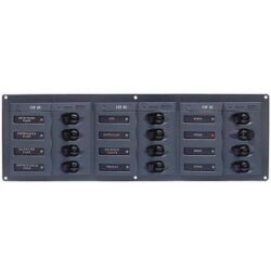 BEP 12V DC Circuit Breaker Panel 12-Way Horizontal