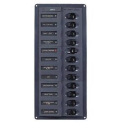 BEP 12V DC Circuit Breaker Panel 12-Way Vertical