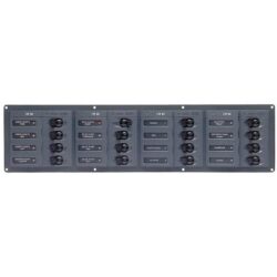BEP 12V DC Circuit Breaker Panel 16-Way Horizontal