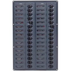 BEP 12V DC Circuit Breaker Panel 32-Way Vertical