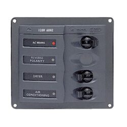 BEP 230V AC Circuit Breaker Panel 4-Way Vertical