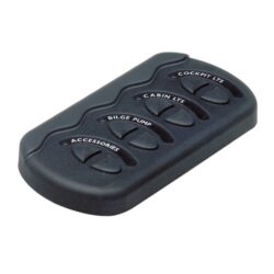 BEP Contour Gen2 4 Switch Panel Black (No Fuses)