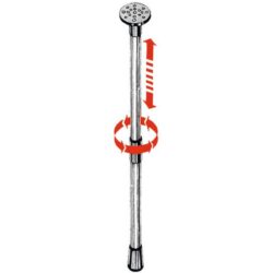 Osculati Telescop Tarpaulin Support Adjustable Height