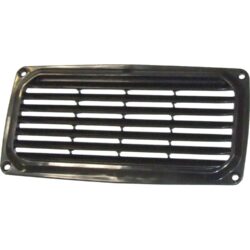 AG Black Plastic Louvered Air Vent
