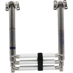 Osculati Stainless Steel 3 Step Telescopic Folding Ladder