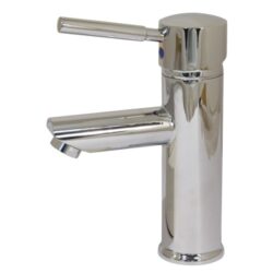 Osculati Monobloc Basin Mixer Tap Short Spout Chrome