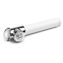 Can Shower Head Straight White