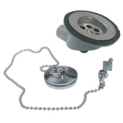 AG Chrome Sink Waste Plug and Chain